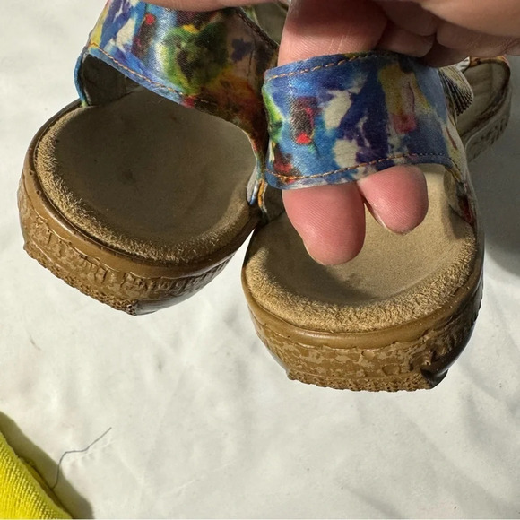 Rieker Sandals Multicolour Elastic Strap Slingback Size 36 (5 1/2) - Picture 10 of 10